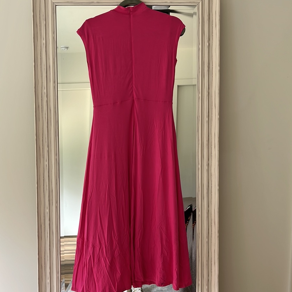 BOSS Hugo Boss Pink Fitted Maxi Dress NWT Size XS - Picture 8 of 9